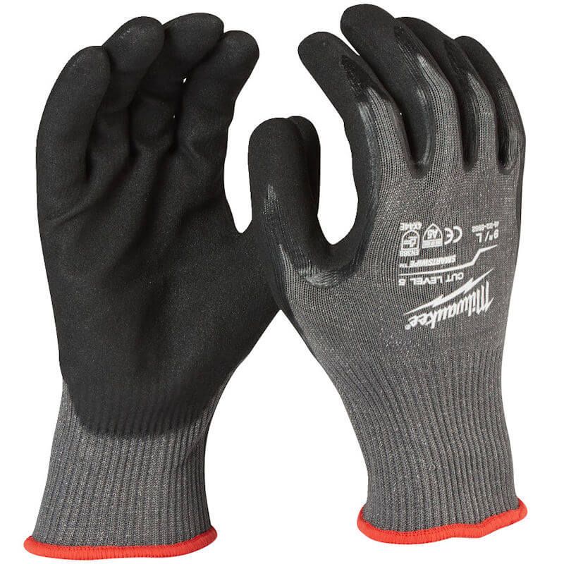 MILWAUKEE SIZE 10 (XL) CUT LEVEL 5 GLOVES