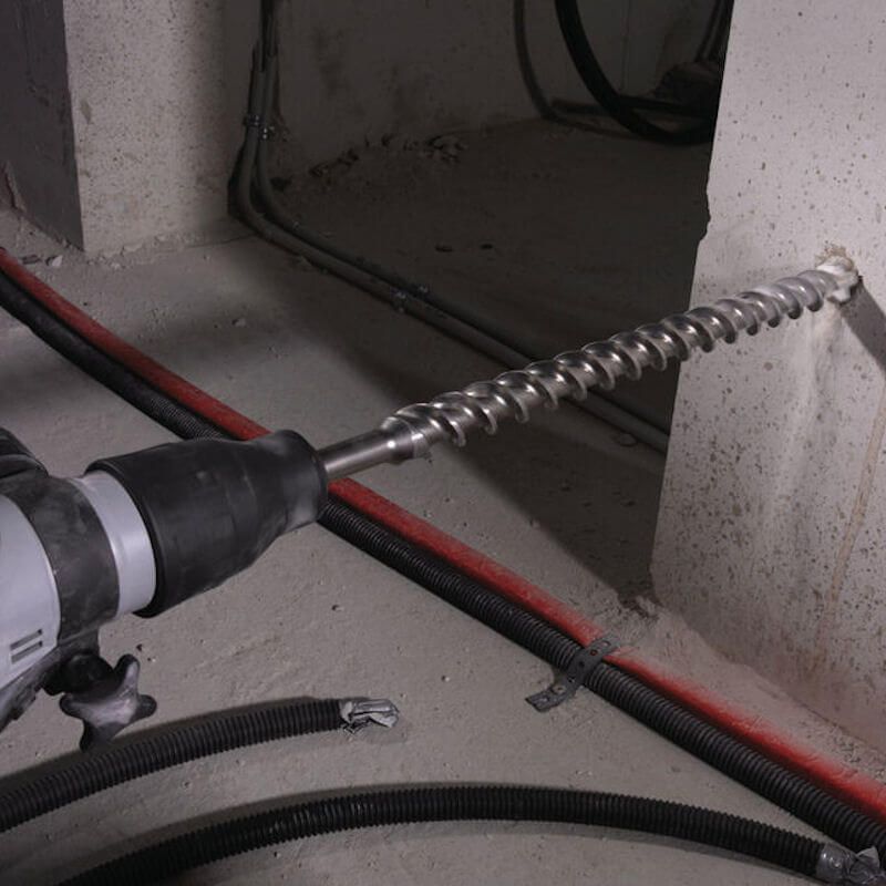 MILWAUKEE 7 PIECE MX4 4 CUT SDS+ DRILL BIT SET