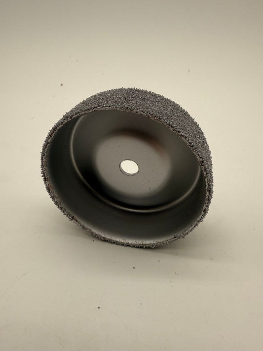 Flat Wheel 76mm Diameter x 25mm Face 36 Grit.