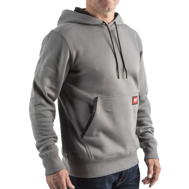 MILWAUKEE LARGE GREY MIDWEIGHT WORK HOODIE