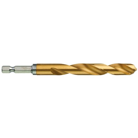 Milwaukee 11.0mm Red Hex - Shockwave Titanium Metal Drill Bits