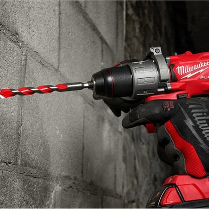 Milwaukee Premium Concrete Drill Bits - 3 Flat Shank 4mm x 90mm