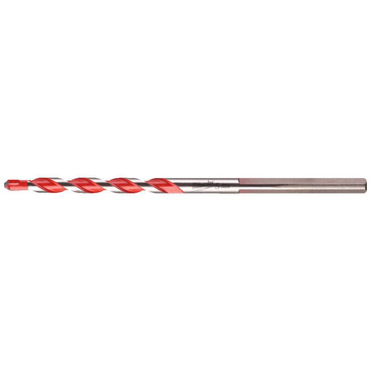 Milwaukee Premium Concrete Drill Bits - 3 Flat Shank 5mm x 100mm