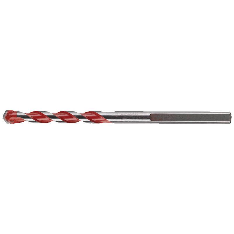 Milwaukee Premium Concrete Drill Bits - 3 Flat Shank 6.5mm x 100mm