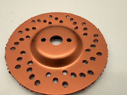 6 inch (150mm) Belt Buffing Disc Copper G16 Grit.