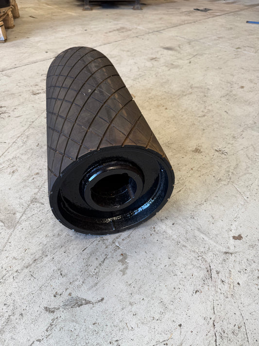Autoclaved Ø273 × 650 mm drum with 50–75 mm shaft range.