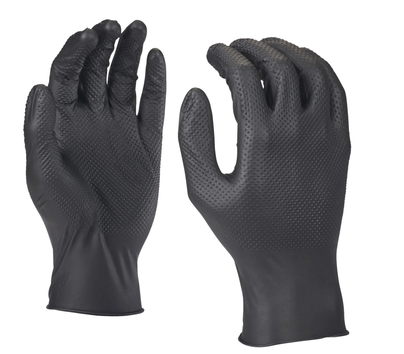 Milwaukee Nitrile disposable work gloves pack of 50 size 9 Large