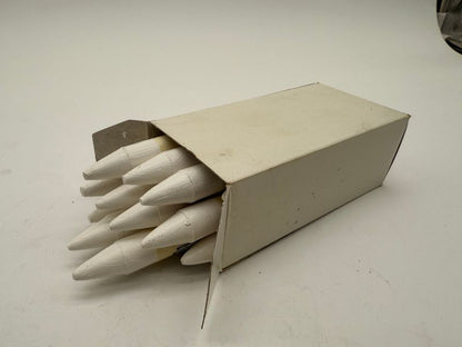 Rubber Crayons White (Box of 12)